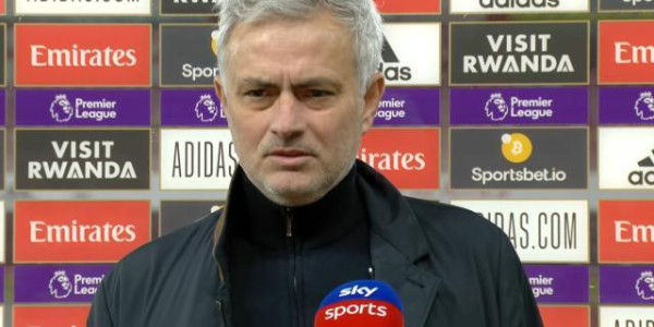 鲸鱼体育-穆里尼奥：裁判错判决定比赛 很遗憾没法采访裁判